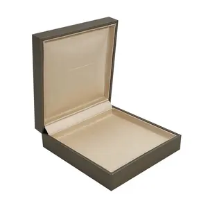Deri takı ambalaj yüzük kutuları Cajas Para joylos Joyas mücevher ekran kolye özel kadife paketi mücevher kutusu