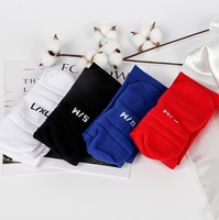 Chaussettes de compression de sport pour hommes, design personnalisé, très vendues, tricotées, hauteur genou, froncées, antidérapantes, pour le football, avec ressort