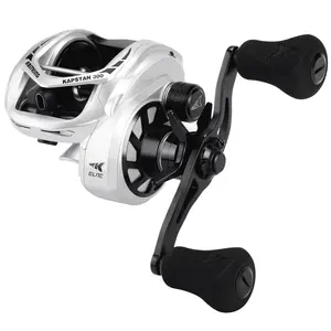 KASTKING Kapstan Elite kapasitas besar Casting Reel Baitcasting Reel memancing ukuran 300 35 Lbs Drag 5.4:1 rasio 8 + 1 Logam 1 Pcs