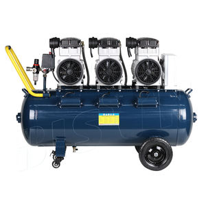 BISON 8bar insonorisé sans huile <span class=keywords><strong>3</strong></span> <span class=keywords><strong>cylindres</strong></span> silencieux 5hp <span class=keywords><strong>100l</strong></span> <span class=keywords><strong>compresseur</strong></span> d'air - Product Image 6