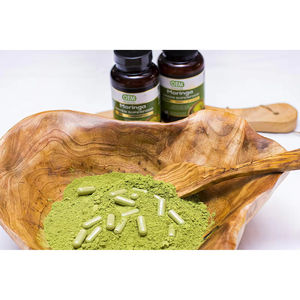 Etiqueta OEM <span class=keywords><strong>Moringa</strong></span> Green Superfood con <span class=keywords><strong>polvo</strong></span> de hoja de <span class=keywords><strong>Moringa</strong></span> orgánica 1000mg Impulsor de energía de apoyo inmunológico - Product Image 4