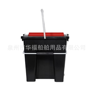 Seau à serpillière marin HF174280 avec essoreuse à pédale, outil de nettoyage sans rinçage pour usage nautique - Product Image 1