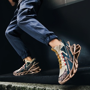 Chaussures pour hommes Y Big Size 46, baskets respirantes en tissu Fly Woven, chaussures décontractées pour la marche, la course à pied, le sport, le basketball, chaussures hautes pour hommes - Product Image 5