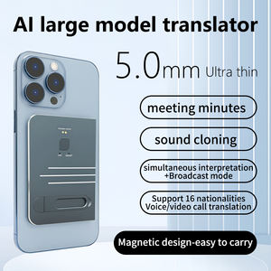 Traductor Magnético Portátil con IA, Traducción WiFi, Interpretación Simultánea en 144 Idiomas, Transcripción de Grabación en Tiempo Real - Product Image 2