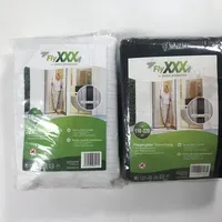 Rideau de porte magnétique anti-moustiques en tissu, portable, en polyester, pour usage commercial et vente en gros