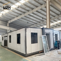 Maison conteneur préfabriquée pliable en acier de bonne qualité, facile à assembler, modulaire et portable, pour logements d'appoint extérieurs