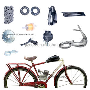 Silenciador de escape barato de rendimiento de 80cc, tubo bicimotor de bicicleta motorizada, motor 2 tiempos - Product Image 4