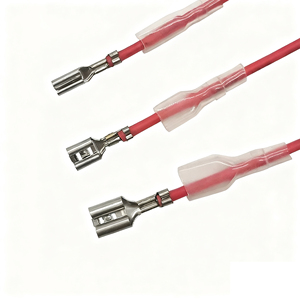 Hoge kwaliteit 2.8/4.8/6.3MM plug veerklem vrouwelijke geïsoleerde spade connector met kabelboom kabelassemblage - Product Image 2