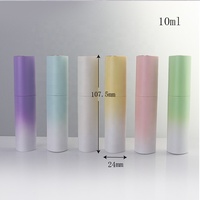 Flacon de parfum miniature de 10 ml, forme triangulaire, 0,34 oz, atomiseur de parfum rechargeable, flacons vaporisateurs portables