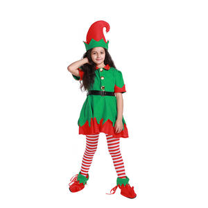 ชุดคอสเพลย์ซานตาคลอสสำหรับเด็กชุดการแสดงบนเวทีชุดคริสต์มาส - Product Image 3