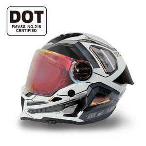 หมวกกันน็อค DOT Racing น้ำหนักเบา ปลอดภัยสำหรับรถจักรยานยนต์ เลนส์ PC ป้องกันฝ้า วัสดุ <span class=keywords><strong>ABS</strong></span> ได้รับการรับรองมาตรฐาน 3C หมวกกันน็อคแบบเต็มใบ ใช้ได้ทุกฤดู - Product Image 1