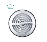 Diffuseur d'air rond en alliage d'aluminium pour plafond HVAC - Économie d'énergie et flexible pour les hôpitaux et les gymnases