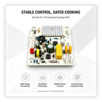 Carte de contrôle de chauffage fiable SUCAN SU 11R pour plaque de cuisson infrarouge avec protection contre les surtensions 6KV pour cuisinière électrique DIY