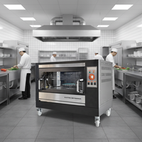 Rôtissoire à poulet rotative électrique commerciale pour équipement de cuisson