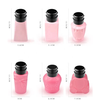 Flacon pompe vide de haute qualité 250 ml pour liquides, alcool, dissolvant de gel UV, flacon vide pour vernis à ongles