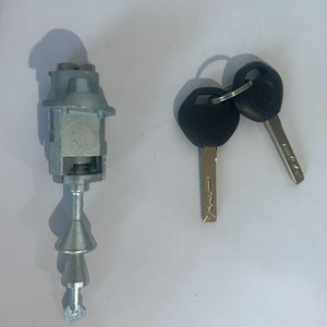 Cylindre de serrure de porte Yunnuo 51217162427 plaqué zinc avec 2 clés pour BMW - Product Image 1