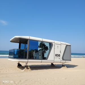 Cabaña Modular Prefabricada de Diseño de Lujo con Balcón Tipo Cápsula Espacial de Aluminio para Resorts, Villas, Apartamentos y Proyectos de <span class=keywords><strong>Alquiler</strong></span> de Alta Gama - Product Image 3