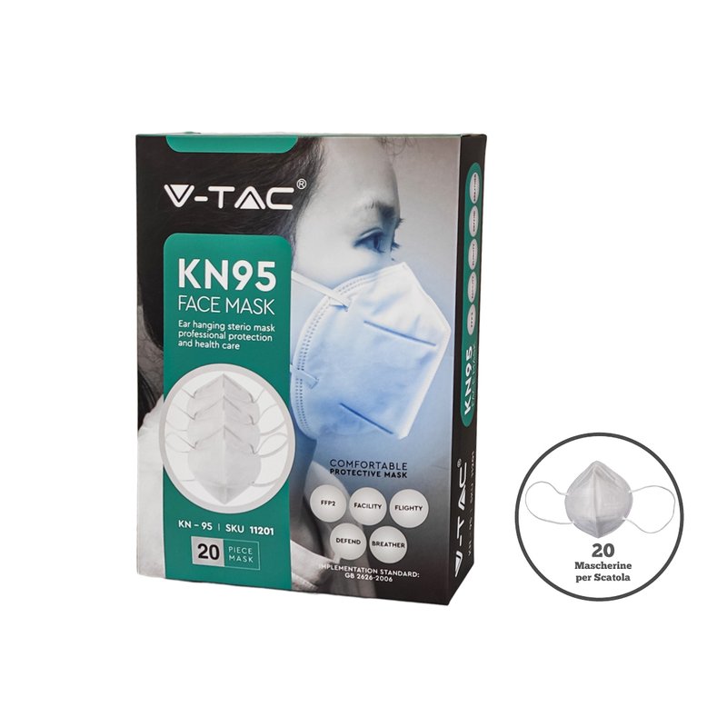 * 20 шт., маски KN95 V-TAC SKU-11201 дома и сада/средства индивидуальной защиты