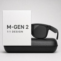 Lunettes intelligentes avec monture TR90, audio sans fil BT, anti-lumière bleue, étanches IP65, 25H d'autonomie, charge magnétique 160mAh