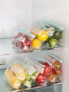 Custom Logo Food Grade PE Slider Ziplock Bags, <b>Freezer</b> Safe Reusable Recyclable Zipper Bags for Food <b>Storage</b>, OEM Factory - Product Image 2