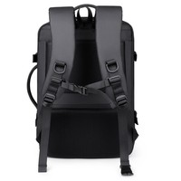 Sac à dos de voyage multifonctionnel haute capacité pour ordinateur portable avec logo personnalisé, fermeture éclair, port USB, imperméable, en polyester Oxford, physiologique