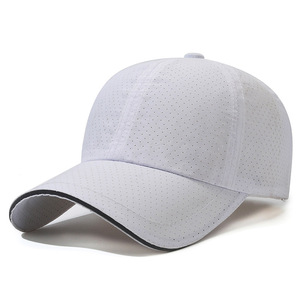 Sports <b>Quick</b>-<b>Dry</b> Unisex Baseball <b>Cap</b> 100% Polyester Summer Thin Sun-Protective Sweat-Absorbent Breathable Fitness Running - Product Image 5