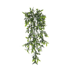 Plante suspendue artificielle en plastique haute simulation Sunwing <span class=keywords><strong>Holly</strong></span> 75 cm, vigne pleureuse, feuillage pour mur, plafond, suspension - Product Image 2
