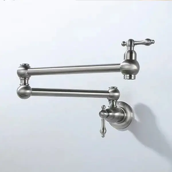 Kitchen Basin Pot Filler Folding Faucet Taps Double Joint Swing Arm Sink Faucet Water Mixer