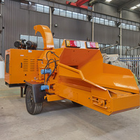 Broyeur de bois 3 points CE à entraînement par prise de force de tracteur, système hydraulique compatible Kubota, broyeur de bois de 8 pouces, livraison gratuite
