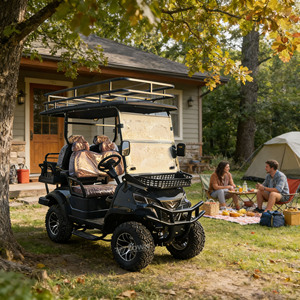 4 Seater Electric Golf Cart 48V Lithium Battery with Controller & CE <b>Certification</b> - Product Image 1