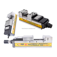 Étau hydraulique de précision MC 4/5/6/8 pouces à double force et verrouillage d'angle pour centre d'usinage CNC