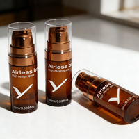 Capuchon de pompe sans air PP 5 10 15 ml, couvercle personnalisable pour huile essentielle biologique, production sous marque privée