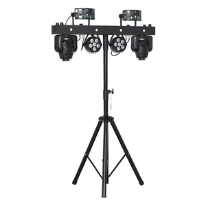 Soporte móvil LED para KTV Patrón de haz de transmisión en vivo Sacudir la cabeza Efecto de rotación Teñido Parque temático Computadora Luces de escenario - Product Image 1