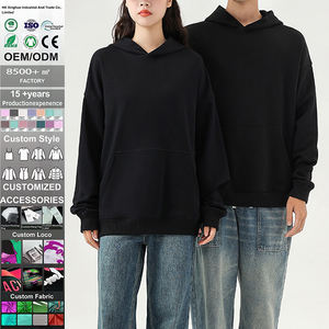 Sweat-shirts en molleton français 100% coton, poids lourd 400 g/m², broderie 3D personnalisée, écologiques, respirants, vente en gros - Product Image 1