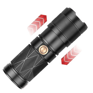 ยุนมัยไฟฉายยุทธวิธี XHP90 LED แบบชาร์จไฟได้ปรับโฟกัสได้กลางแจ้งแสงความเข้มสูง - Product Image 5