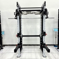 Équipement Commercial professionnel système de poulie multifonctionnel câble de gymnastique entraîneur croisé Multi Smith Machine Squat Rack