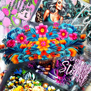 สติกเกอร์ติดแก้ว UV DTF คุณภาพสูง ทนทาน <span class=keywords><strong>คม</strong></span>ชัด สำหรับแก้วน้ำและงานตกแต่งสร้างสรรค์ - Product Image 2