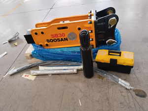 เครื่องเจาะไฮดรอลิก SOOSAN SB30 แบบติดตั้งบนรถ  ผลิตภัณฑ์จากโรงงานโดยตรง รับประกันหนึ่งปี คุณสมบัติมาตรฐานครบถ้วน - Product Image 5