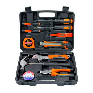 12 Piece Household Tool Set 5012 Steel Tools Hard Case Home Repair Kit - Product Image 1