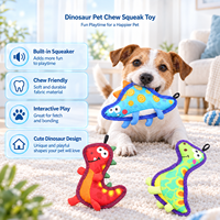 Jouet à mâcher couineur amusant pour chiens, série Océan, en forme de pieuvre, résistant et mignon, vente en gros pour fournisseurs d'animaux de compagnie