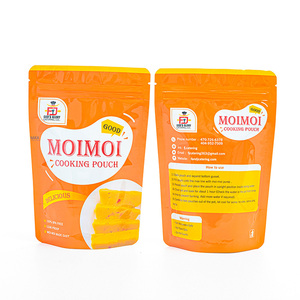 Custom Print <b>PET</b>/AL/PA/RCPP High Temperature 121 Food Grade Resealable Zipper Top Doypack Retort Pouch for Moi Moi Cooking - Product Image 4