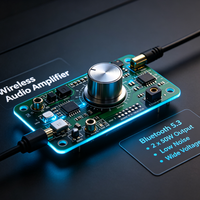 Bluetooth Ses Amplifikatör Modülü Çift Kanallı Dijital Güç Amplifikatörü Kartı Mini Stereo Bluetooth Amplifikatör Modülü Hoparlör için