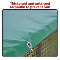 Nouveau Grand Poulailler Extérieur en Grillage, Cage d'Élevage de Volailles, Imperméable et Anti-UV, Abri Multifonctionnel Simple BAIYI BYC-01