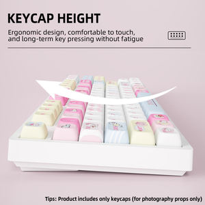 MOA Profile 121 Keys PBT Keycaps 5-Side Dye Sublimation Custom Pattern Factory Stock Compatible with Most Mechanical <strong>Keyboards</strong> - Product Image 1