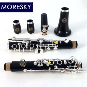 Clarinete MORESKY Oehler, Superficie de Níquel Plateado, Personalizado, Ébano/Grenadilla, Bb, 20 Llaves, Madera Turca, Sib GM11 - Product Image 1
