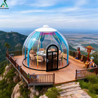 Tente bulle ANCSEM coupe-vent et imperméable, dôme extérieur sur mesure pour événements en plein air