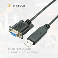 Cable USB a RS232 DB9, Conversor de Protocolo de Teclado, Conector RS232 para Computadora