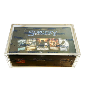 Caja Protectora de Acrílico de Alta Calidad para Cartas de <span class=keywords><strong>Sorcery</strong></span> TCG, Estuche de Exhibición de Acrílico con Imán para Cartas ETB - Product Image 3
