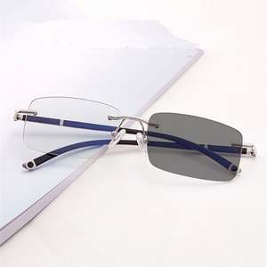 Gafas de Computadora con Logotipo Personalizado, Retro 2025, para Hombre y Mujer, de Acetato y Aleación, sin Montura, Fotocromáticas, con Protección Anti Luz Azul - Product Image 1