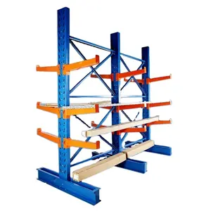 Customized double-side storage racking system supplier long arm cantilever rack for industrial storage rack